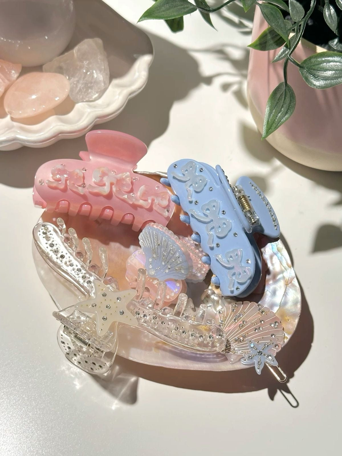 Design Glamorous Gem Hair Clips Workshop