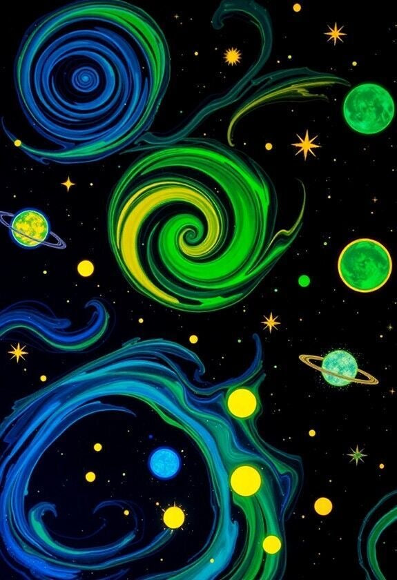Glow-in-the-Dark Paint and Sip Workshop